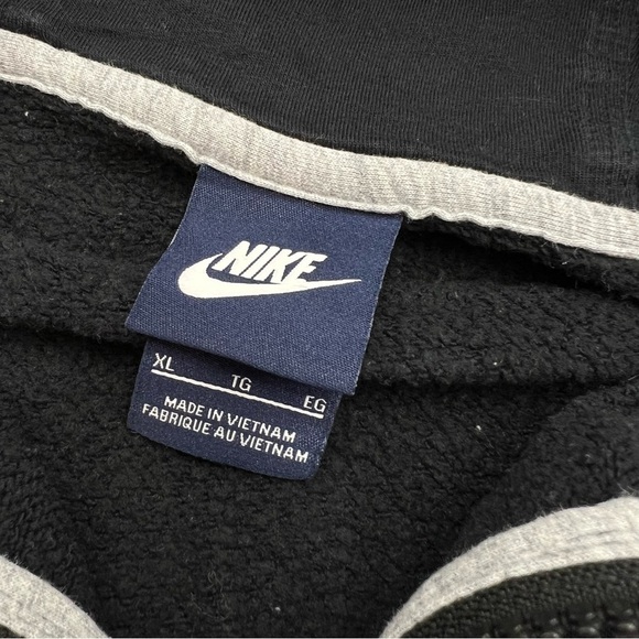 Nike Sportswear Club Fleece Full-Zip Hoodie Men’s XL Black Sweatshirt Jacket - Picture 3 of 7